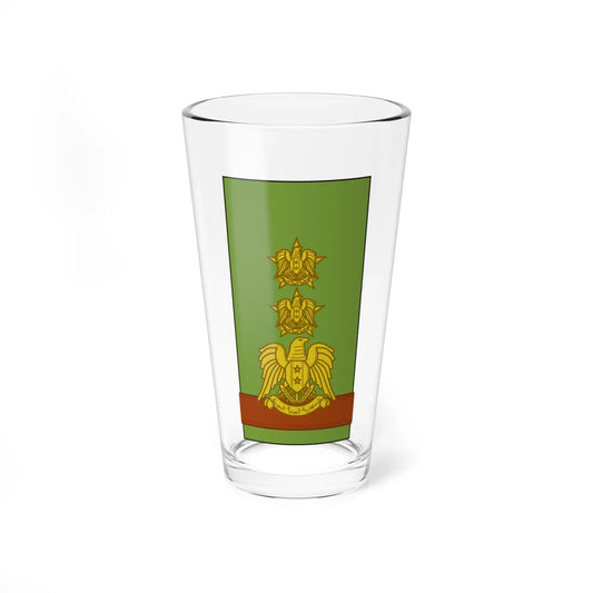 Syria Army Aqid (Syria) (Military Rank) Pint Glass 16oz 16oz - Go Mug Yourself