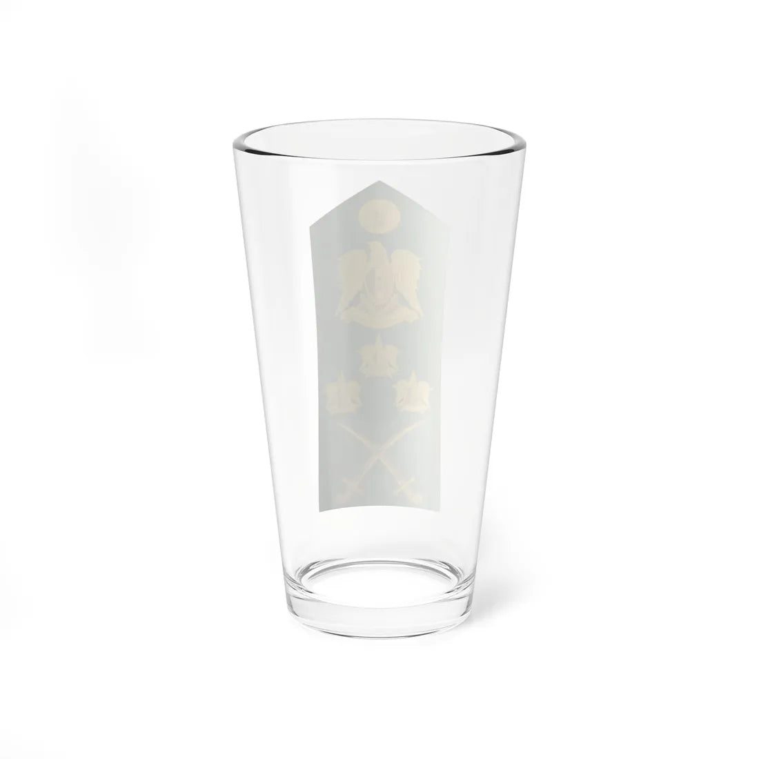 Syria army OF 10 (Syria) (Military Rank) Pint Glass 16oz - Go Mug Yourself