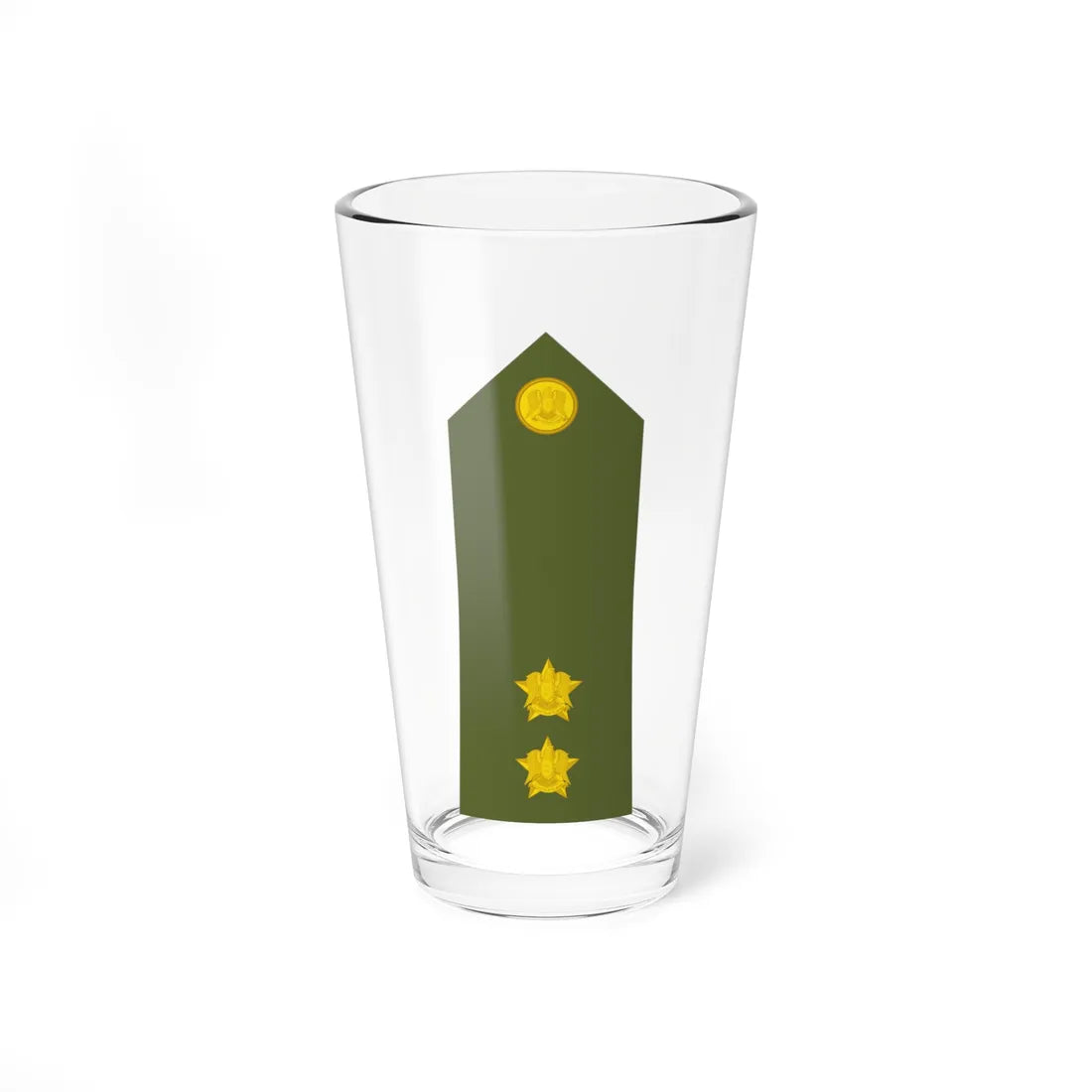 Syria Army   OF01b (Syria) (Military Rank) Pint Glass 16oz 16oz - Go Mug Yourself
