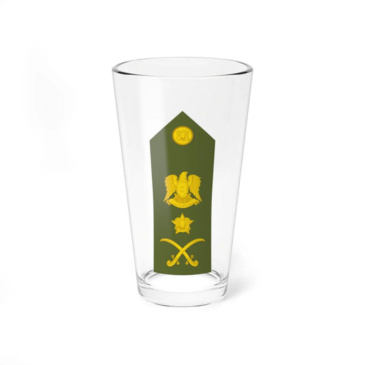 Syria Army   OF08 (Syria) (Military Rank) Pint Glass 16oz 16oz - Go Mug Yourself
