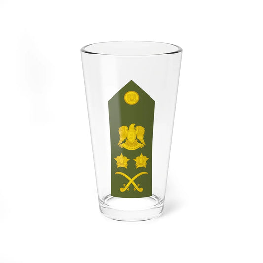 Syria Army   OF09 (Syria) (Military Rank) Pint Glass 16oz 16oz - Go Mug Yourself