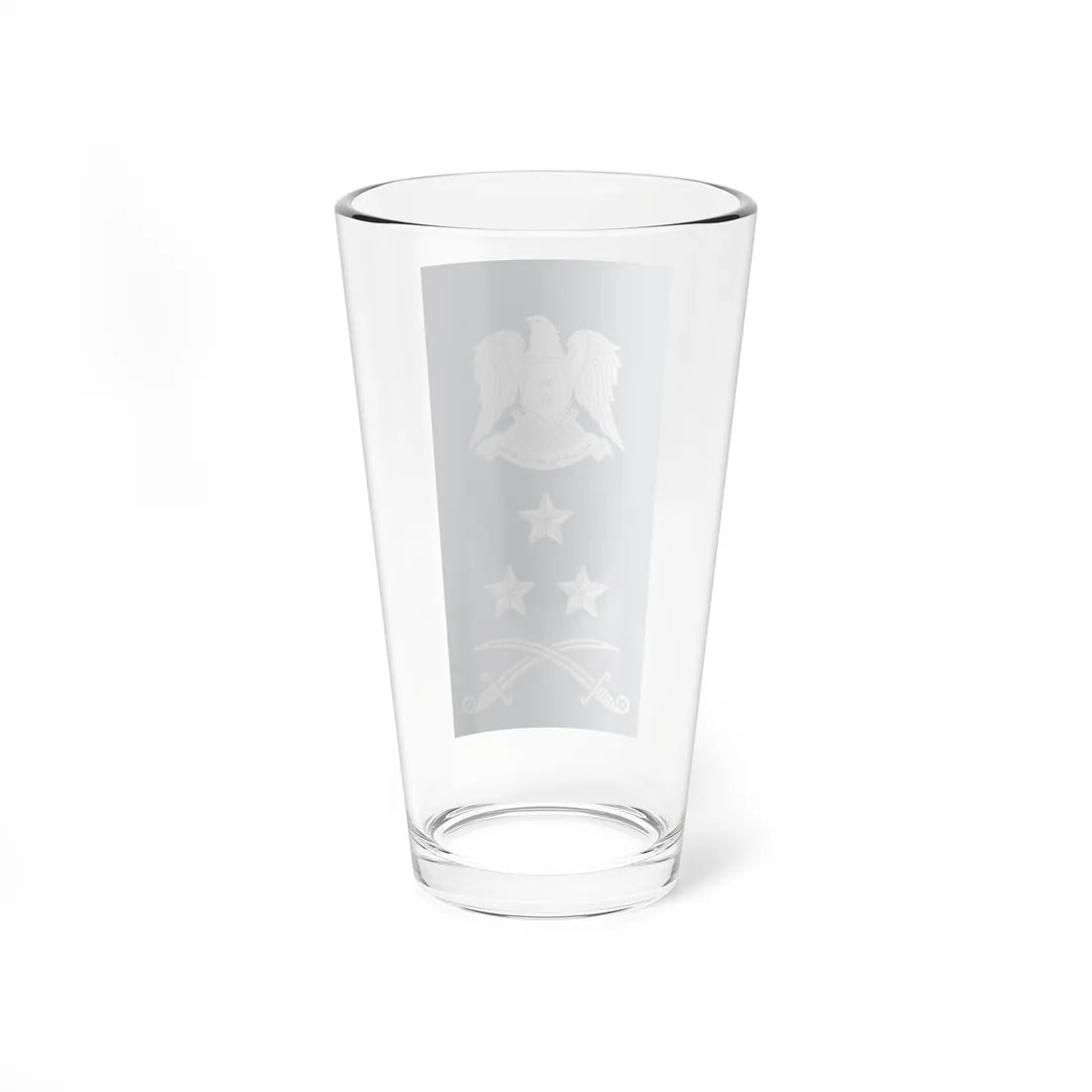Syrian AF Farik OF10 (Syria) (Military Rank) Pint Glass 16oz - Go Mug Yourself