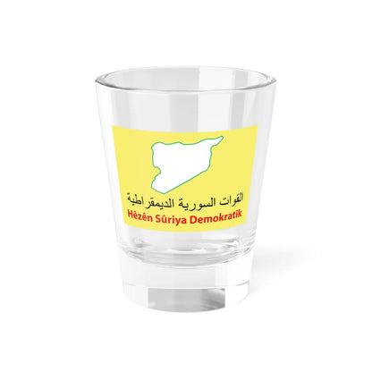 Syrian Democratic Forces Banner (Syria) Shot Glass 1.5oz 1.5oz - Go Mug Yourself