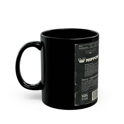 T 120 NIPPON ULTRA STEREO VIDEOCASSETTE (VHS COVER) - Black Coffee Mug - Go Mug Yourself