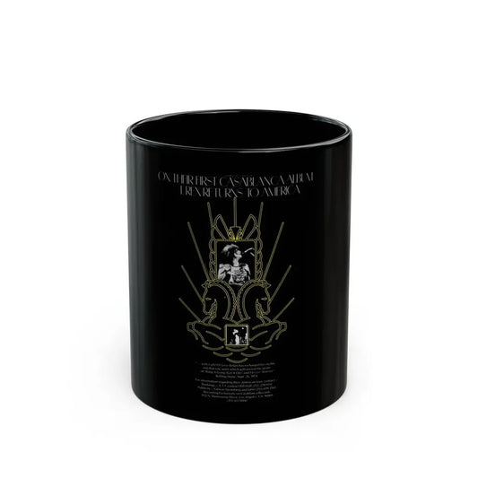T Rex 1974 (Music Poster) Black Coffee Mug 11oz - Go Mug Yourself