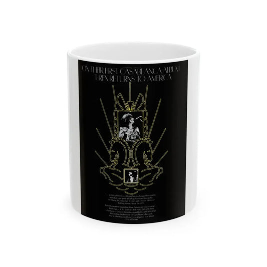 T Rex 1974 (Music Poster) White Coffee Mug 11oz - Go Mug Yourself