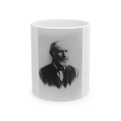 T.T. Garrard, Head-And-Shoulders Portrait, Facing Right (U.S. Civil War) White Coffee Mug-11oz-Go Mug Yourself