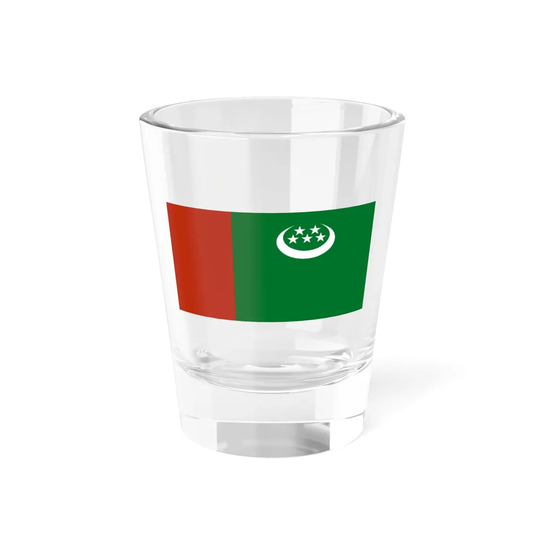 Tabasaran National Movement flag (Russia) Shot Glass 1.5oz 1.5oz - Go Mug Yourself