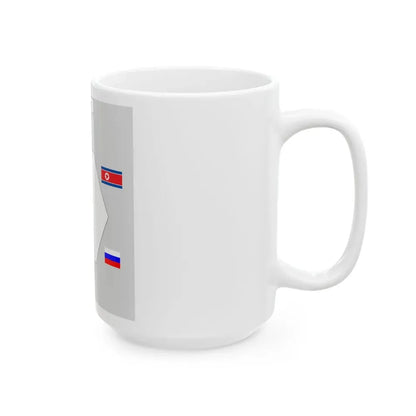 Table layout of Six-Party Talks (China) White Coffee Mug - Go Mug Yourself