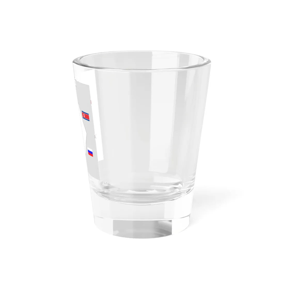 Table layout of Six-Party Talks (Russia) Shot Glass 1.5oz - Go Mug Yourself