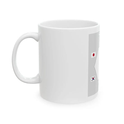 Table layout of Six-Party Talks (United States) White Coffee Mug - Go Mug Yourself