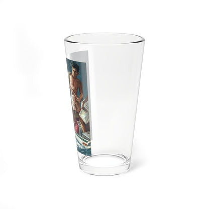 Taboo in Samoa, Collier's Illustration, October 26, 1940 (Magazine Illustration) Pint Glass 16oz-Go Mug Yourself