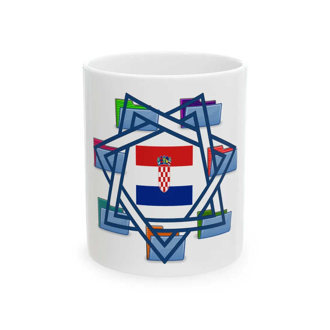 TACh (Croatia) White Coffee Mug 11oz - Go Mug Yourself