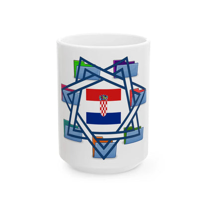 TACh (Croatia) White Coffee Mug 15oz - Go Mug Yourself