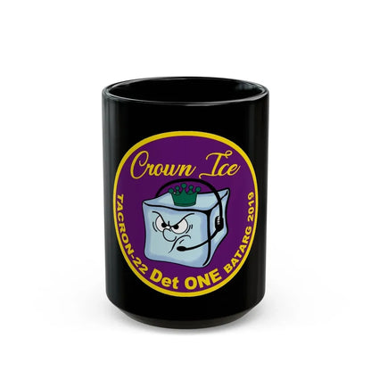 TACRON 22 Det ONE Crown Ice (U.S. Navy) Black Coffee Mug 15oz - Go Mug Yourself