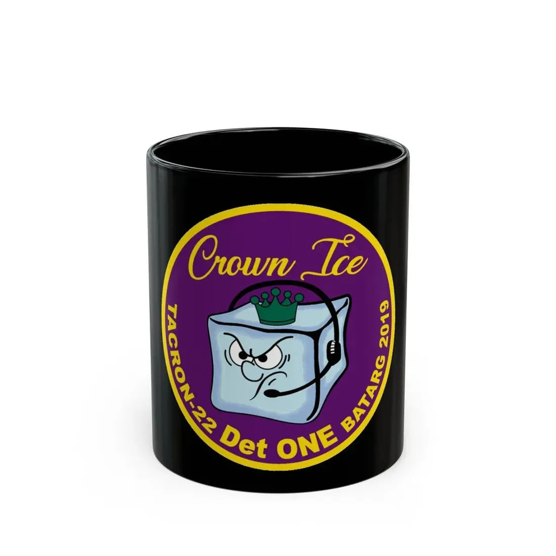 TACRON 22 Det ONE Crown Ice (U.S. Navy) Black Coffee Mug - Go Mug Yourself