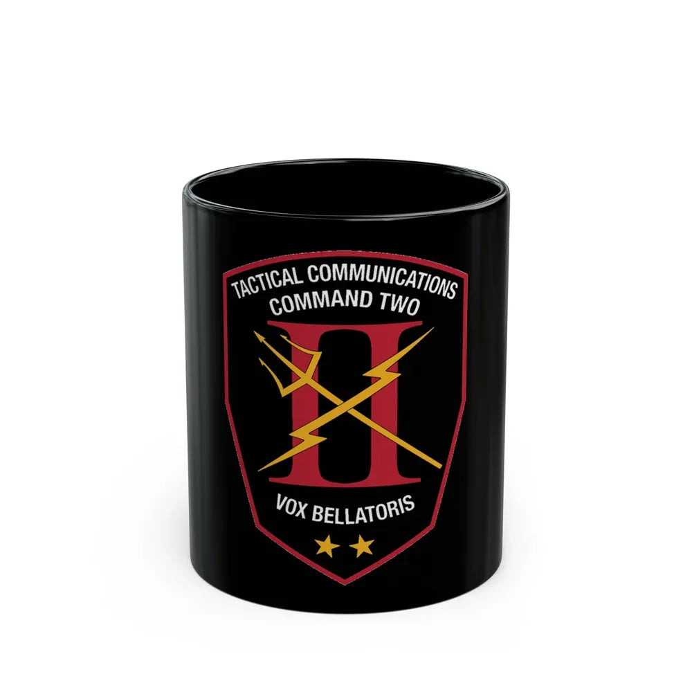 Tactical Communication Command Two (U.S. Navy) Black Coffee Mug-11oz-Go Mug Yourself