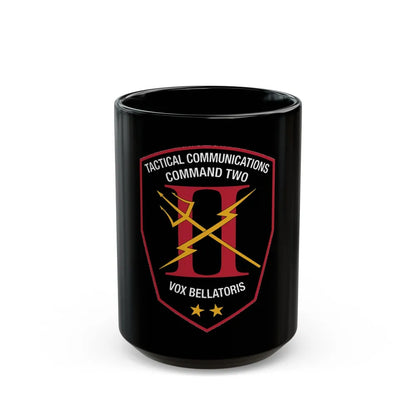 Tactical Communication Command Two (U.S. Navy) Black Coffee Mug-15oz-Go Mug Yourself