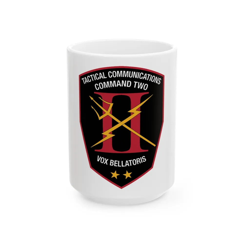 Tactical Communication Command Two (U.S. Navy) White Coffee Mug-15oz-Go Mug Yourself