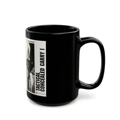 TACTICAL CONCEALED CARRY 1 (VHS COVER) - Black Coffee Mug - Go Mug Yourself