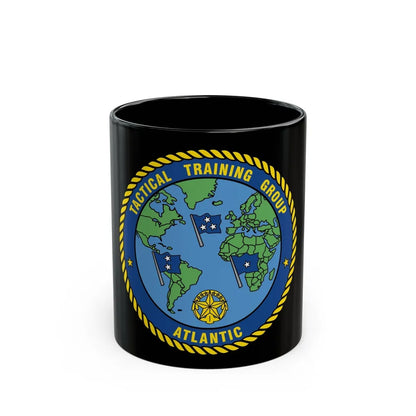 Tactical Training Grp Atlantic (U.S. Navy) Black Coffee Mug-11oz-Go Mug Yourself