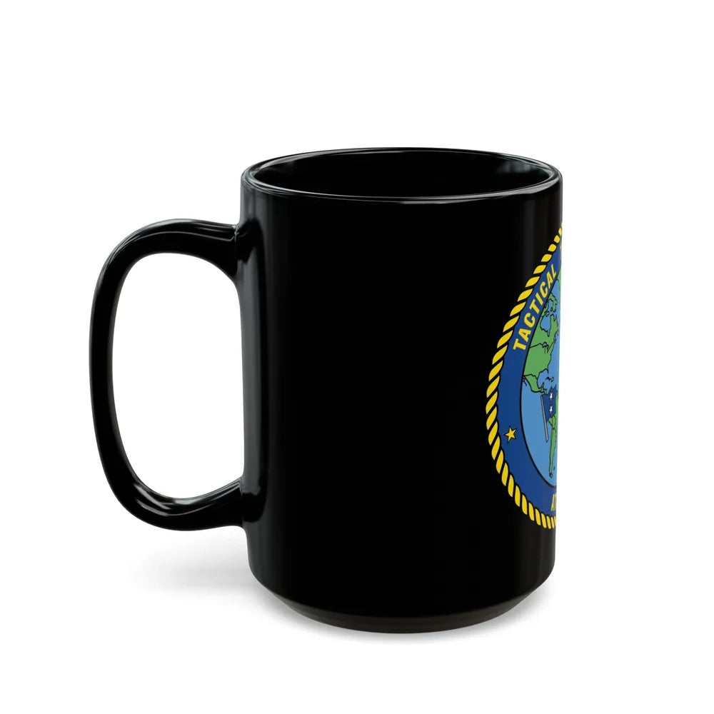 Tactical Training Grp Atlantic (U.S. Navy) Black Coffee Mug-Go Mug Yourself