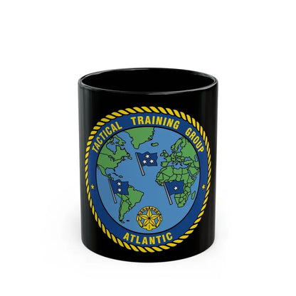 Tactical Training Grp Atlantic (U.S. Navy) Black Coffee Mug 11oz - Go Mug Yourself