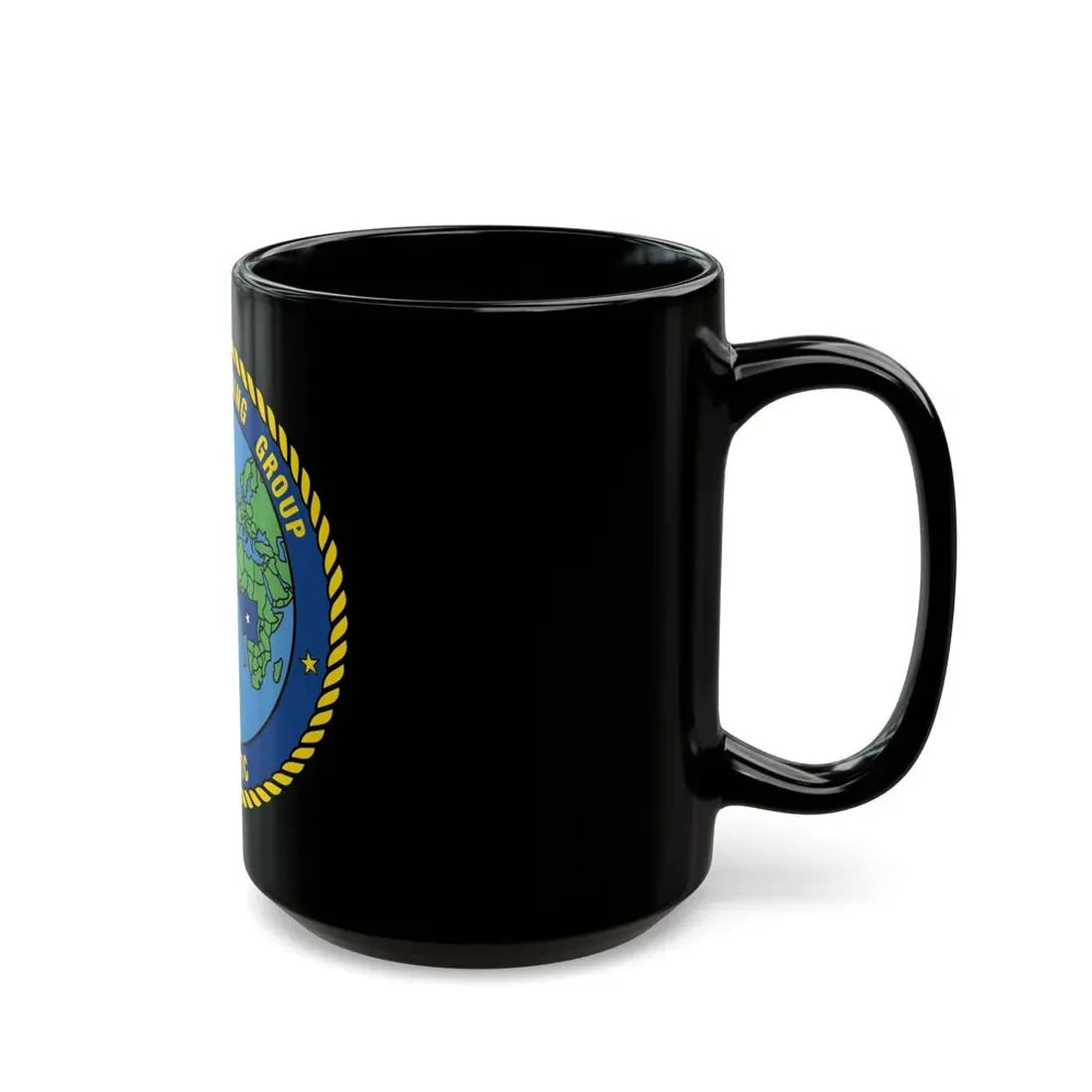 Tactical Training Grp Atlantic (U.S. Navy) Black Coffee Mug - Go Mug Yourself