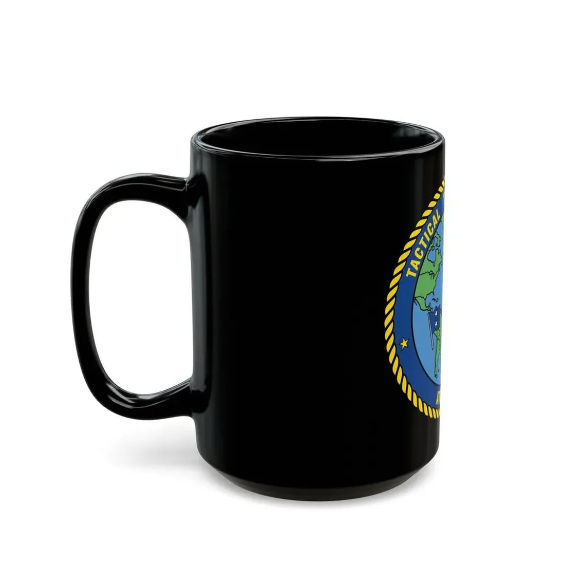Tactical Training Grp Atlantic (U.S. Navy) Black Coffee Mug - Go Mug Yourself