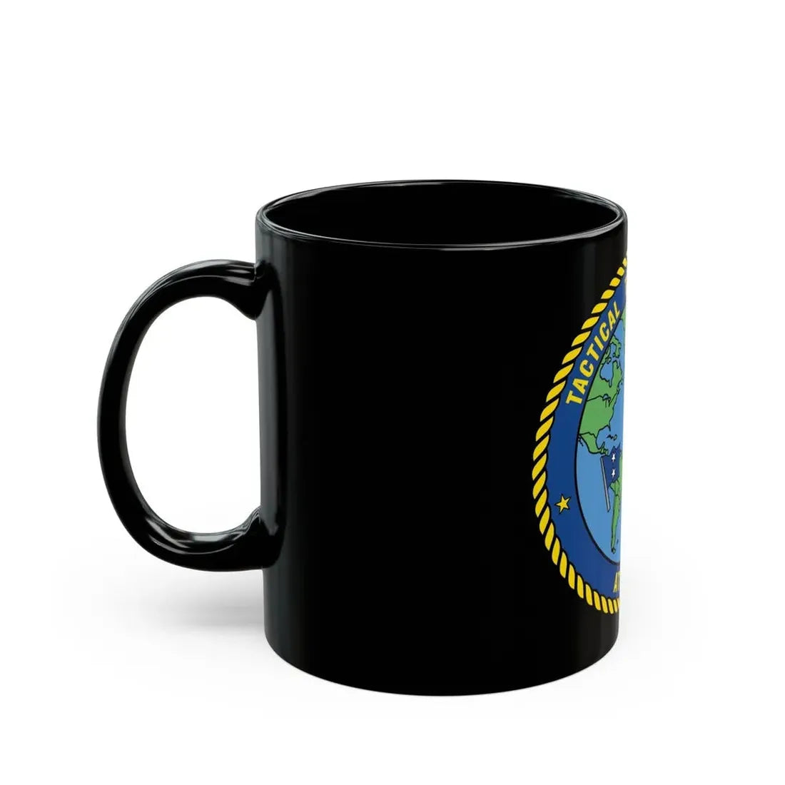 Tactical Training Grp Atlantic (U.S. Navy) Black Coffee Mug - Go Mug Yourself