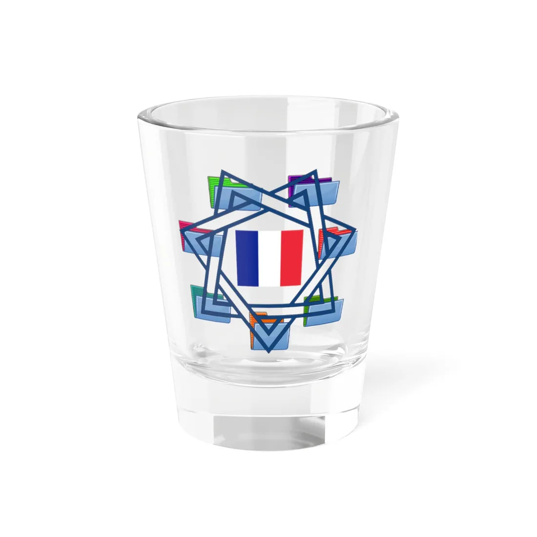 TAF (France) Shot Glass 1.5oz 1.5oz - Go Mug Yourself