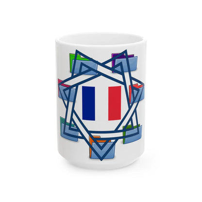 TAF (France) White Coffee Mug 15oz - Go Mug Yourself