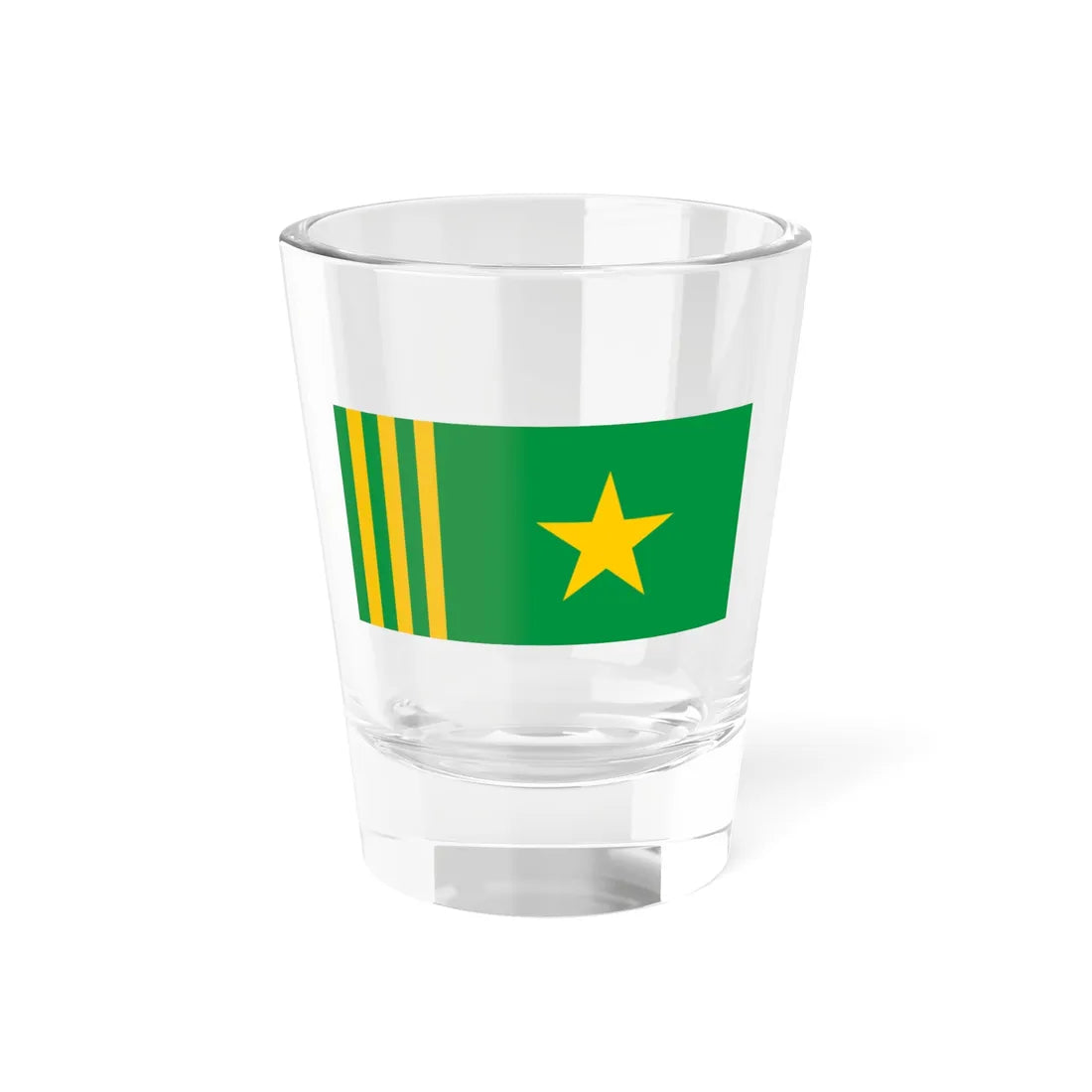 Tafea Flag (Vanuatu) Shot Glass 1.5oz 1.5oz - Go Mug Yourself