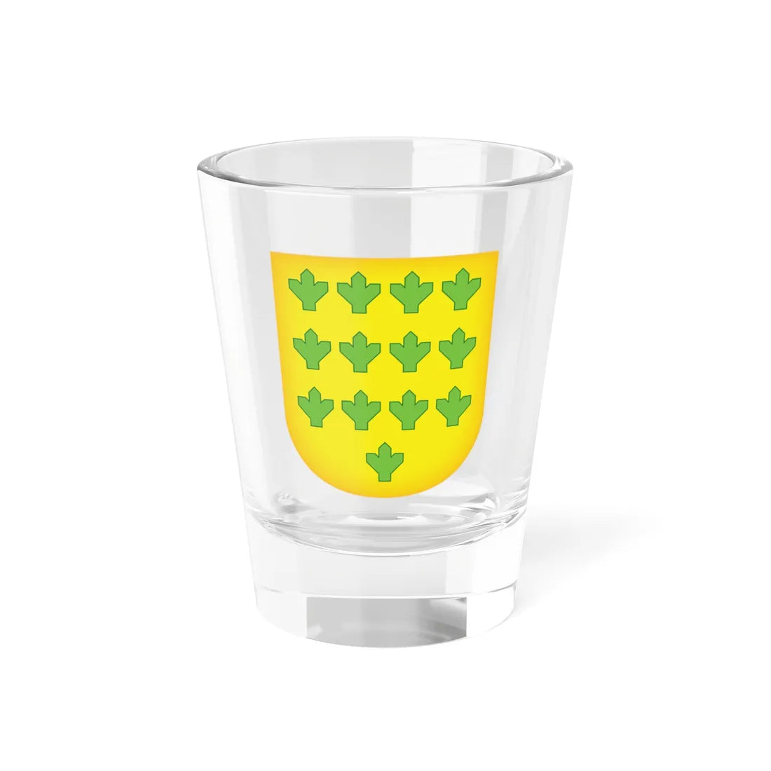 Taheva valla vapp (Estonia) (Coat of Arms) Shot Glass 1.5oz 1.5oz - Go Mug Yourself