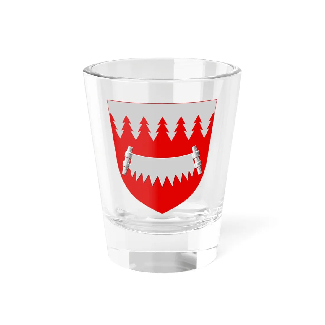 Taivalkoski.vaakuna (Finland) (Coat of Arms) Shot Glass 1.5oz 1.5oz - Go Mug Yourself