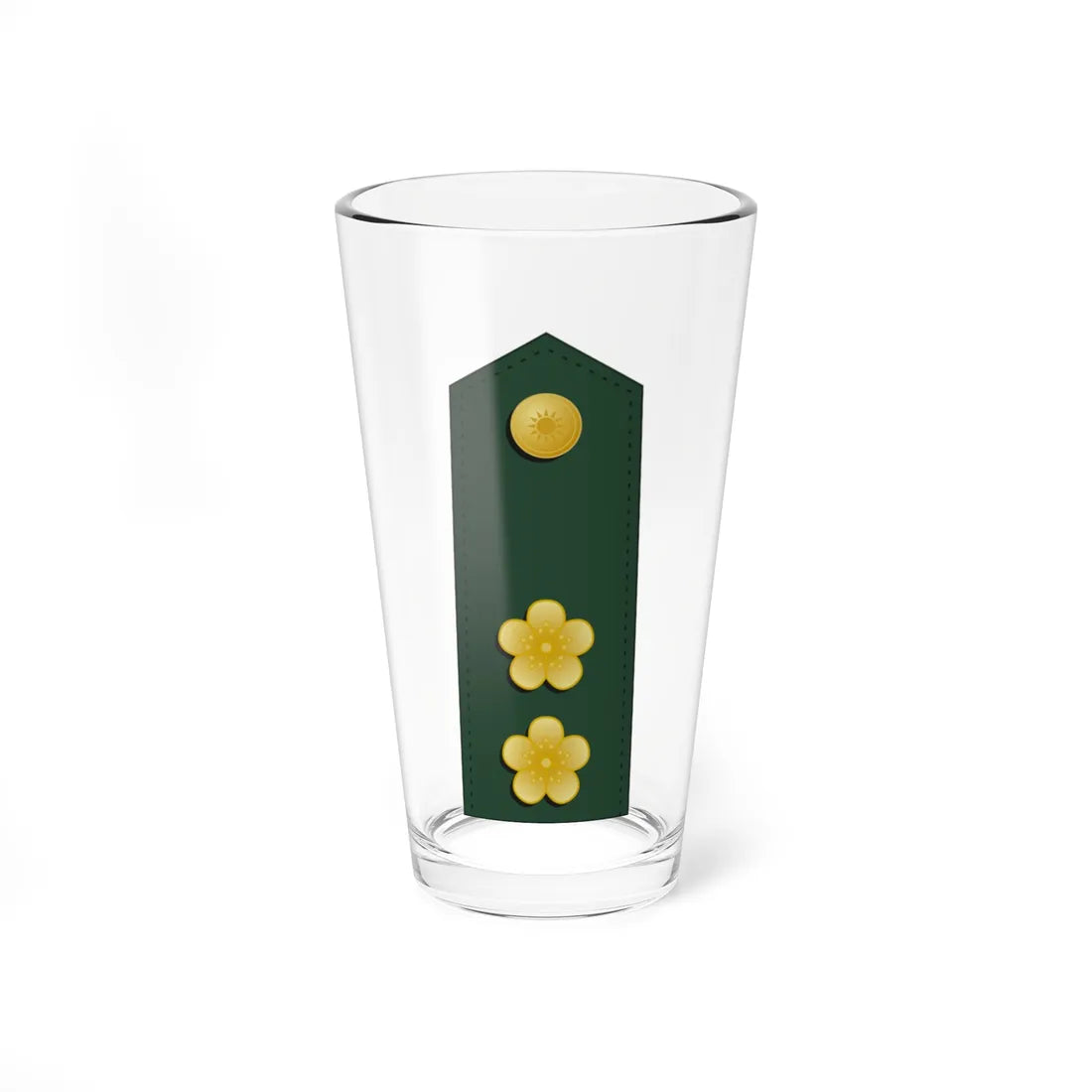 Taiwan army OF 4 (China) (Military Rank) Pint Glass 16oz 16oz - Go Mug Yourself