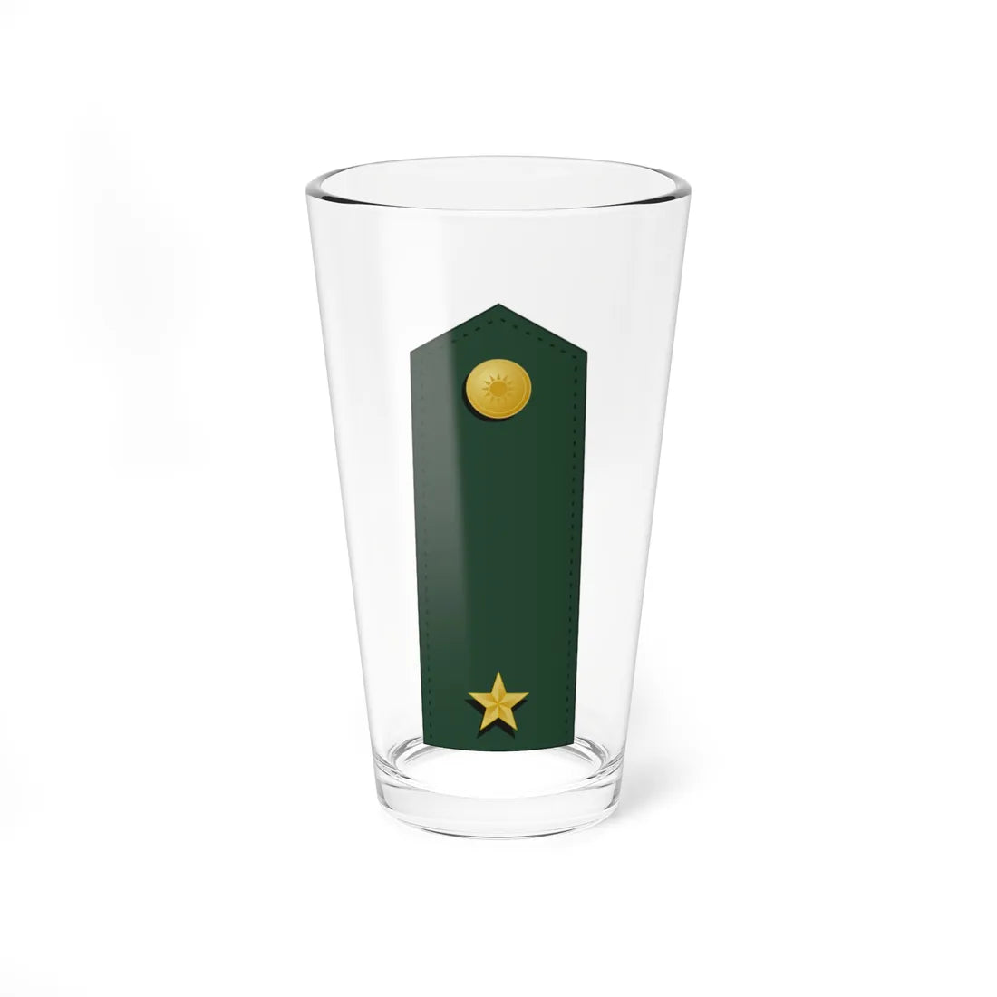 Taiwan army OF 7 1946 (China) (Military Rank) Pint Glass 16oz 16oz - Go Mug Yourself