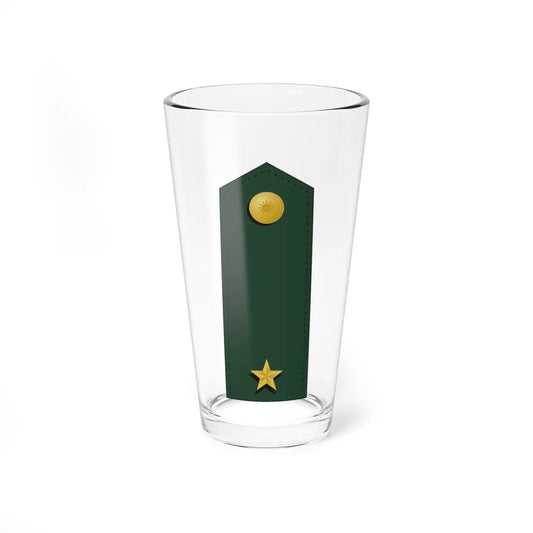 Taiwan army OF 7 1946 (China) (Military Rank) Pint Glass 16oz 16oz - Go Mug Yourself