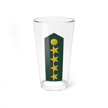 Taiwan army OF 9b (China) (Military Rank) Pint Glass 16oz 16oz - Go Mug Yourself