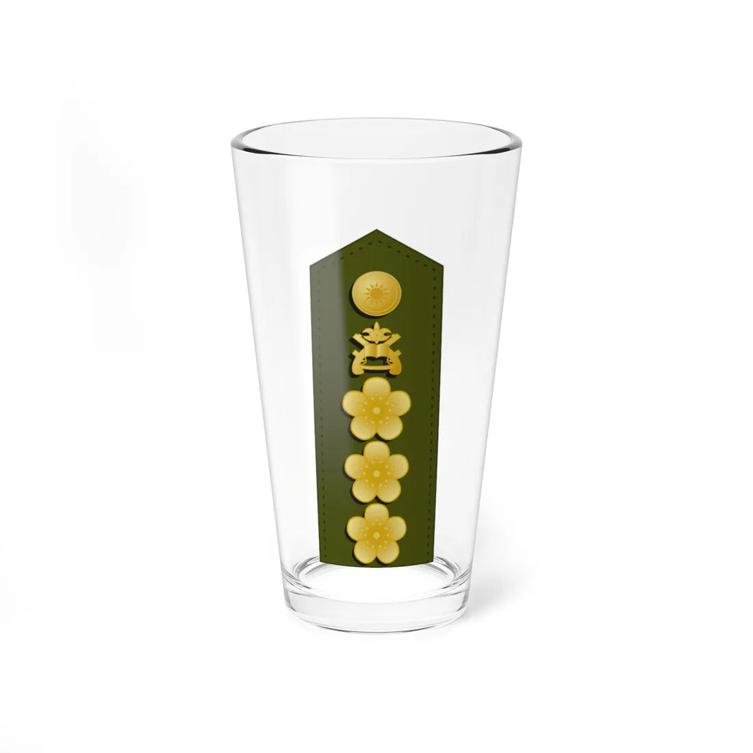 Taiwan MP OF 5 (China) (Military Rank) Pint Glass 16oz 16oz - Go Mug Yourself