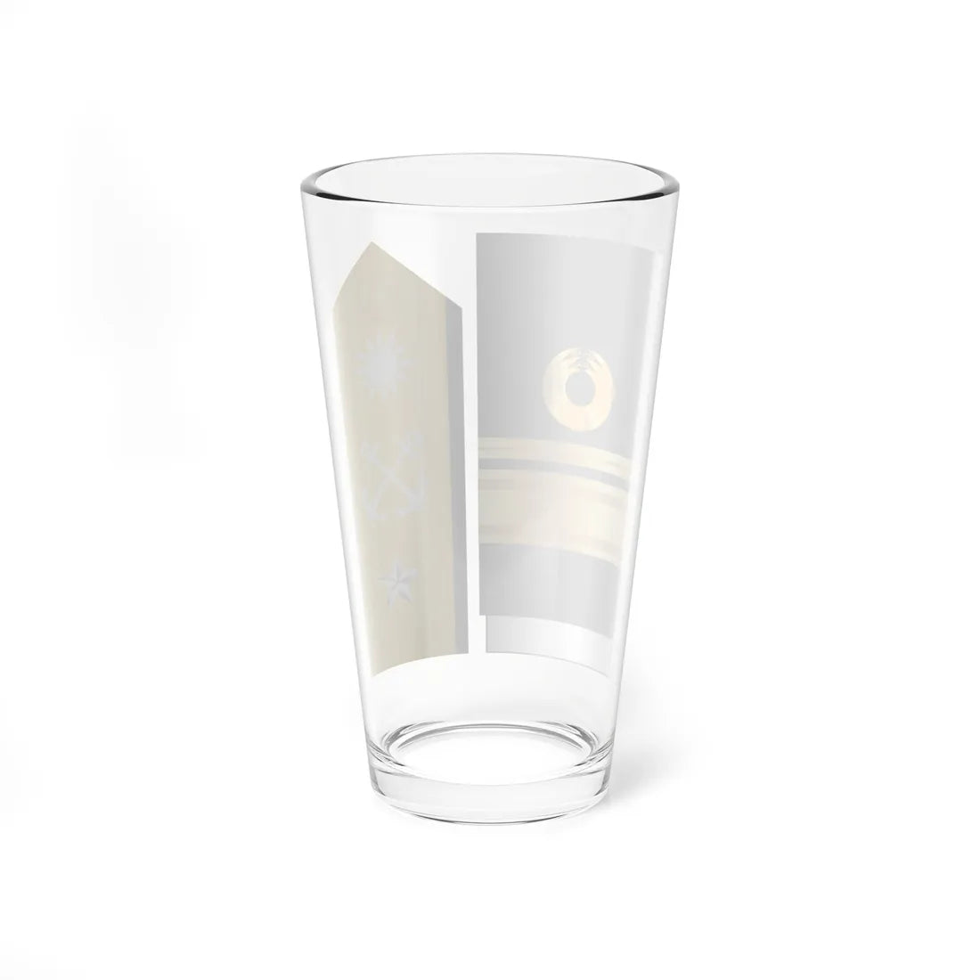 Taiwan navy OF 7 (China) (Military Rank) Pint Glass 16oz - Go Mug Yourself