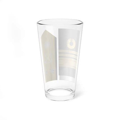Taiwan navy OF 8 (China) (Military Rank) Pint Glass 16oz - Go Mug Yourself