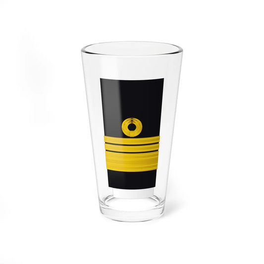 Taiwan Navy OF 8 Sleeve (China) (Military Rank) Pint Glass 16oz 16oz - Go Mug Yourself