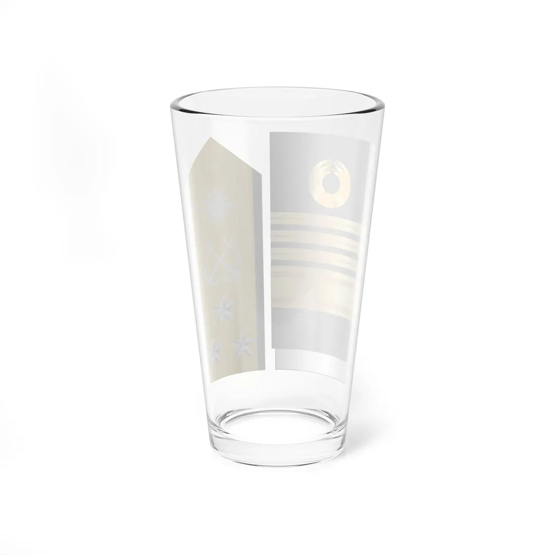 Taiwan navy OF 9a (China) (Military Rank) Pint Glass 16oz - Go Mug Yourself
