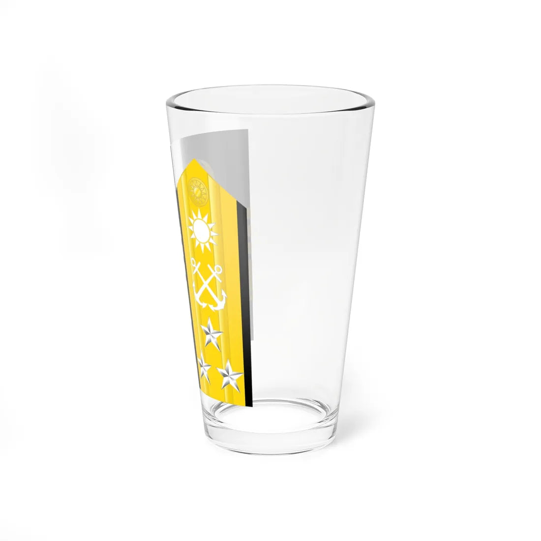 Taiwan navy OF 9a (China) (Military Rank) Pint Glass 16oz - Go Mug Yourself