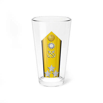 Taiwan Navy OF 9a Shoulder (China) (Military Rank) Pint Glass 16oz 16oz - Go Mug Yourself