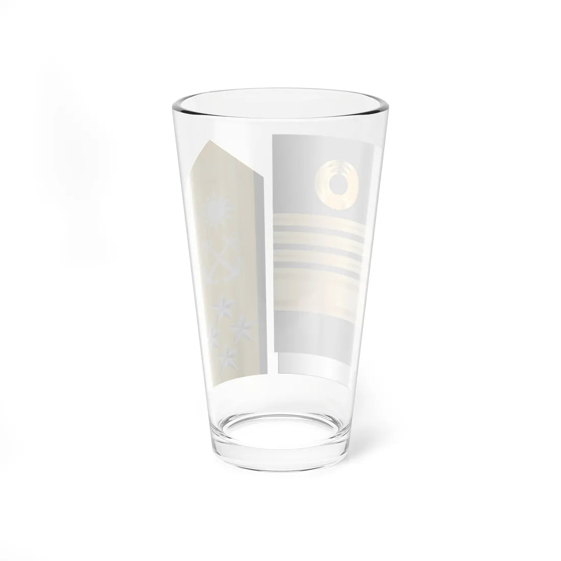 Taiwan navy OF 9b (China) (Military Rank) Pint Glass 16oz - Go Mug Yourself