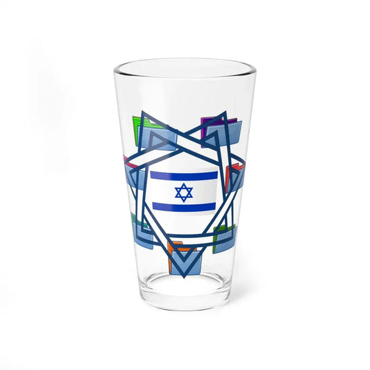 TAIzrael (Israel) Pint Glass 16oz 16oz - Go Mug Yourself