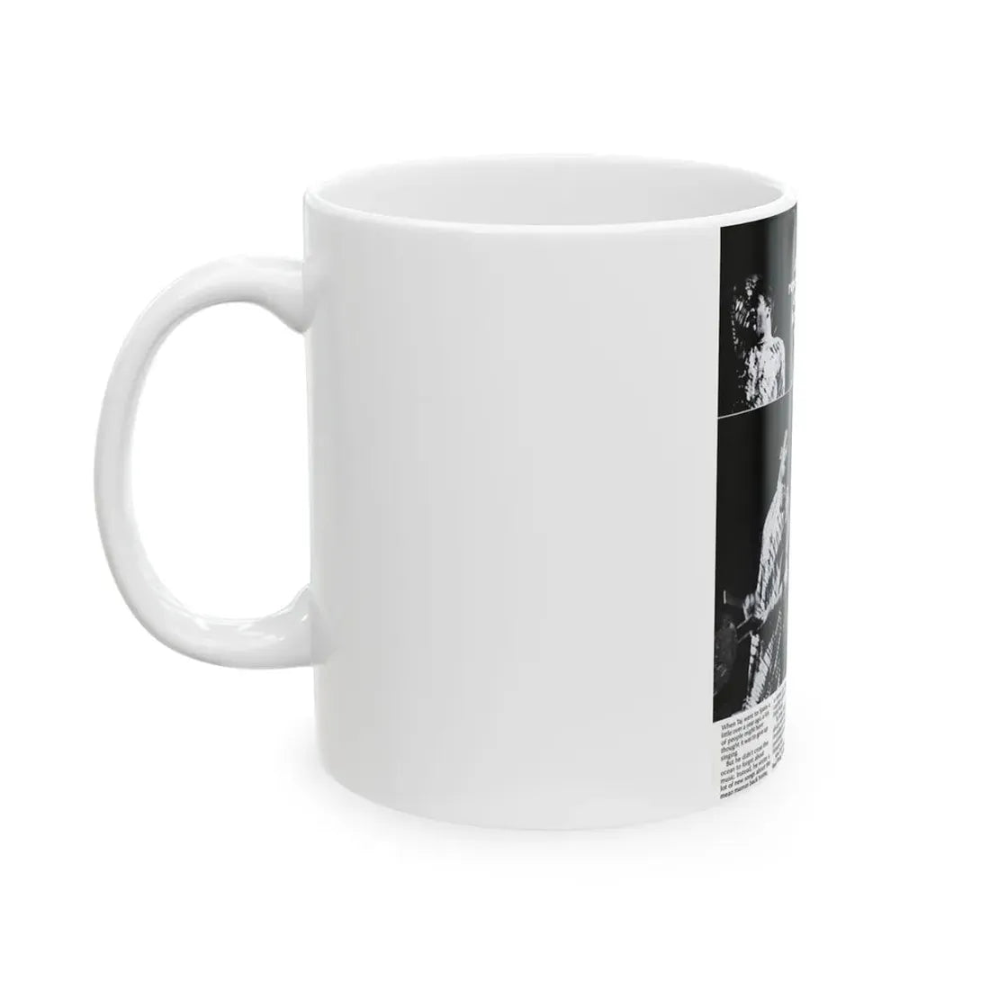Taj Mahal 1971 (Music Poster) White Coffee Mug - Go Mug Yourself