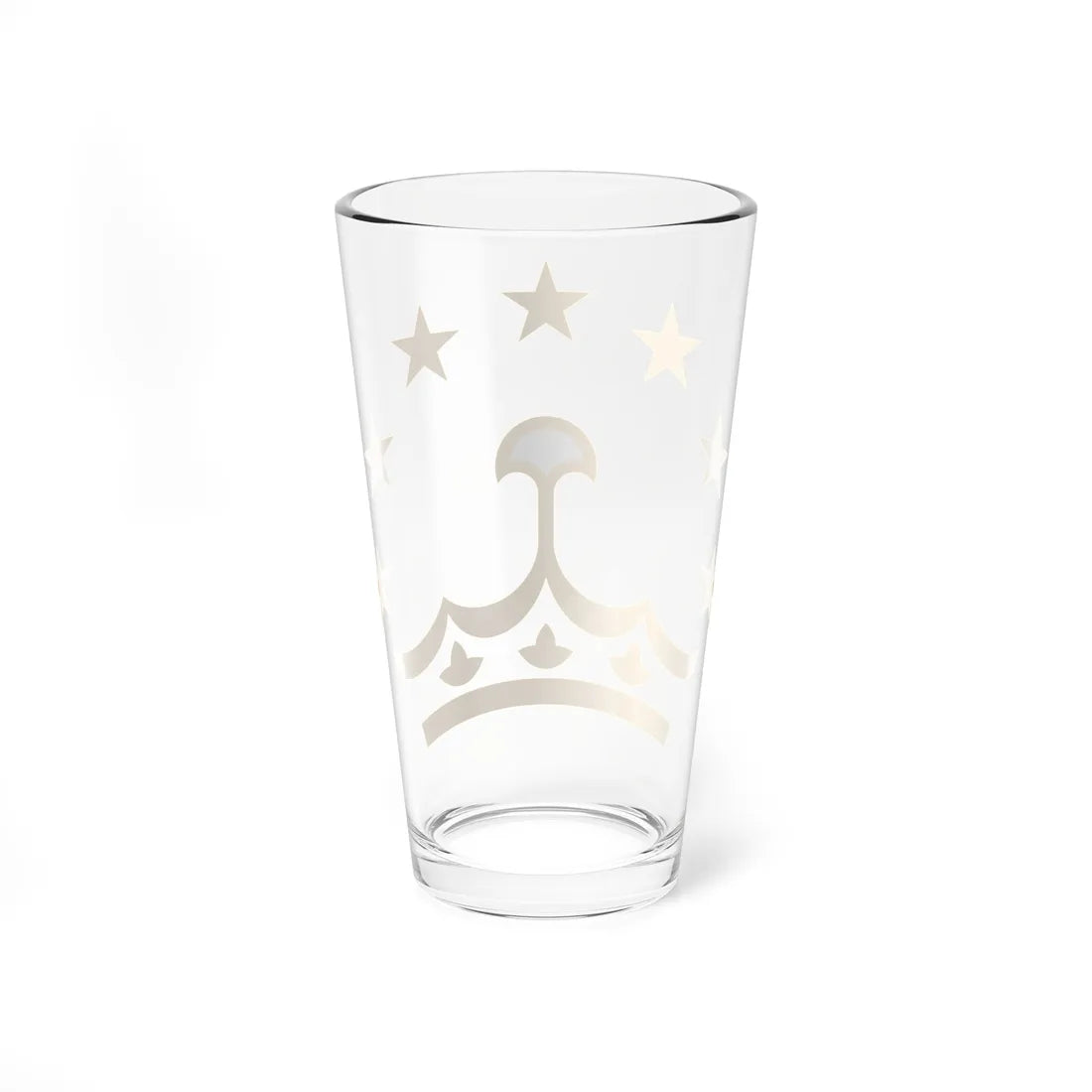 Tajikistan crown and stars (Tajikistan) (Coat of Arms) Pint Glass 16oz - Go Mug Yourself